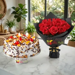 Bundu Khan Cake with Roses Bundu Khan Cake with Roses