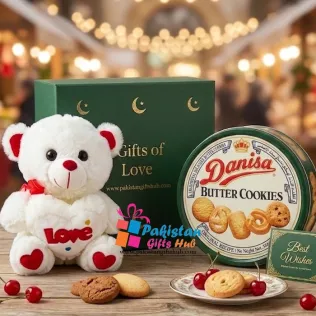 Cozy Moments: Teddy Bear & Butter Cookie Treat Cozy Moments: Teddy Bear & Butter Cookie Treat
