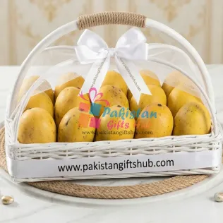 Golden Harvest: Premium Chaunsa Mango Basket (4kg) Golden Harvest: Premium Chaunsa Mango Basket (4kg)