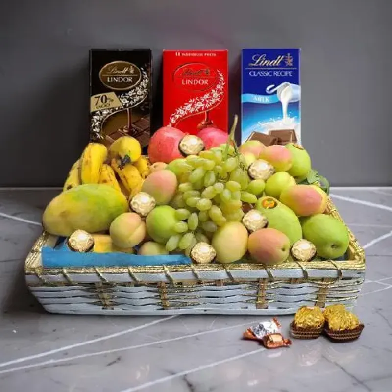 Luxury Fruit & Chocolate Basket