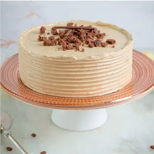 Cappuccino Cloud: Coffee-Infused Layer Cake Cappuccino Cloud: Coffee-Infused Layer Cake
