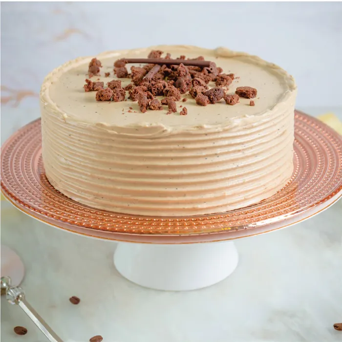 Cappuccino Cloud: Coffee-Infused Layer Cake Cappuccino Cloud: Coffee-Infused Layer Cake