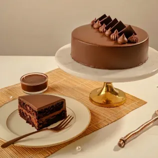 Midnight Indulgence: Rich Dark Chocolate Cake Lals Midnight Indulgence: Rich Dark Chocolate Cake Lals