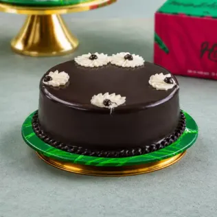 Classic Double Fudge Chocolate Cake by Hobnob