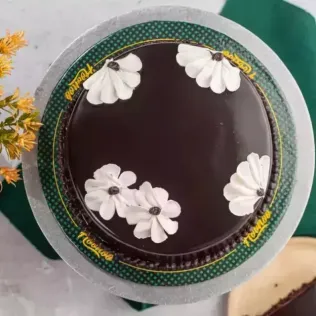 Classic Double Fudge Chocolate Cake by Hobnob