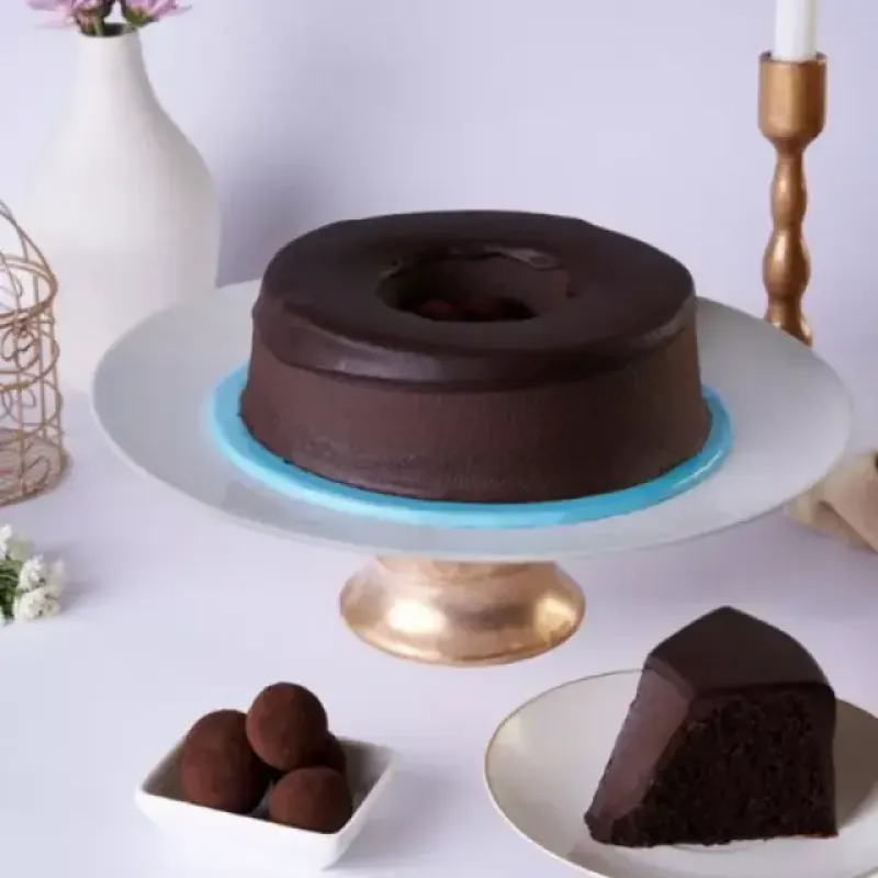 Chocolate Truffle Ring Cake by Pie in the Sky