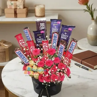Chocolate Roses Delight Box Chocolate Roses Delight Box