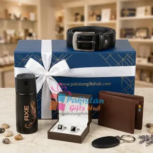 The Sophisticated Professional: Premium Leather & Grooming Gift Box The Sophisticated Professional: Premium Leather & Grooming Gift Box