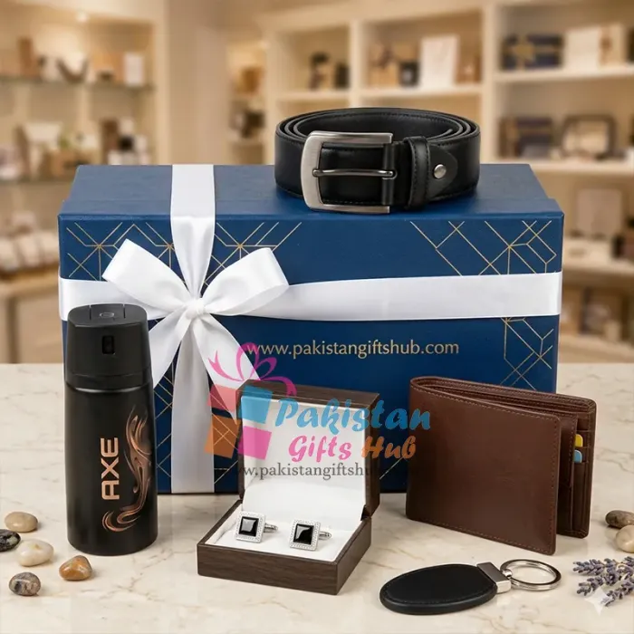 The Sophisticated Professional: Premium Leather & Grooming Gift Box The Sophisticated Professional: Premium Leather & Grooming Gift Box